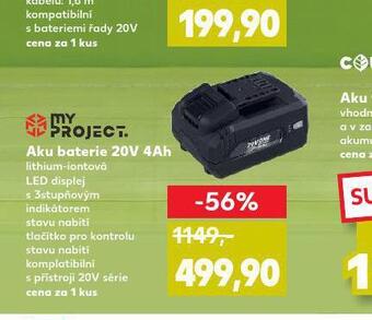 Kaufland Aku baterie 20v 4 ah nabídka