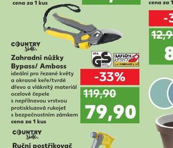 Kaufland Zahradní nůžky amboss / bypass nabídka