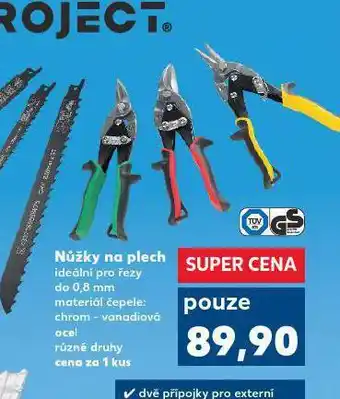 Kaufland Nůžky na plech nabídka
