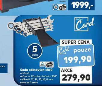 Kaufland Sada ráčnových klíčů nabídka