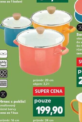 Kaufland Hrnec s poklicí 20 cm nabídka