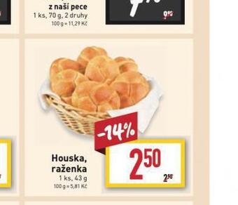 Billa Houska, raženka nabídka