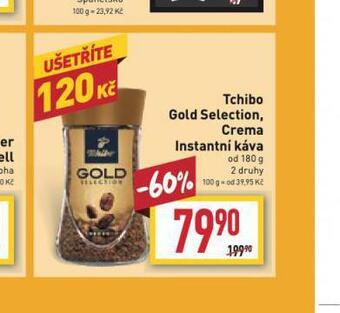 Billa Tchibo gold selection, crema instantní káva nabídka