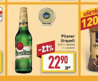 Billa Pivo pilsner urquell nabídka