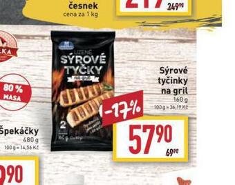 Billa Sýrové tyčinky na gril nabídka