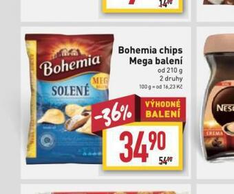 Billa Bohemia chips mega balení nabídka