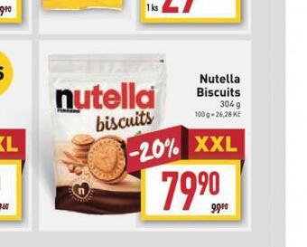 Billa Nutella biscuits nabídka