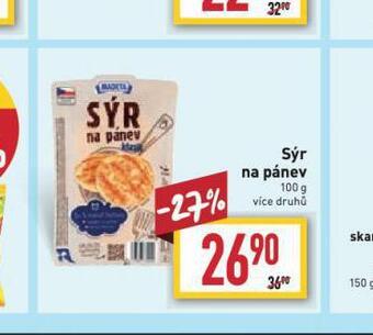 Billa Sýr na pánev nabídka