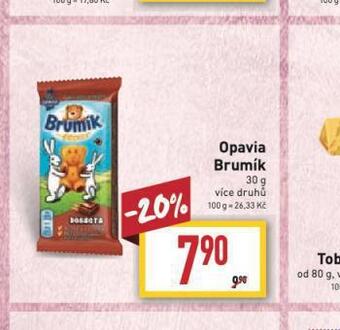 Billa Opavia brumík nabídka