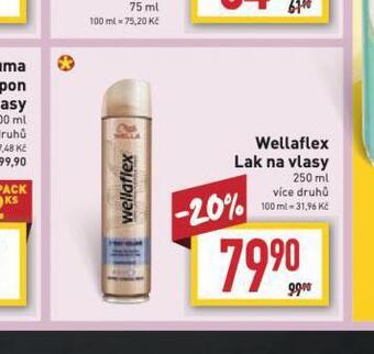 Billa Wellaflex lak na vlasy nabídka