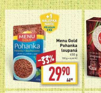 Billa Menu gold pohanka loupaná nabídka