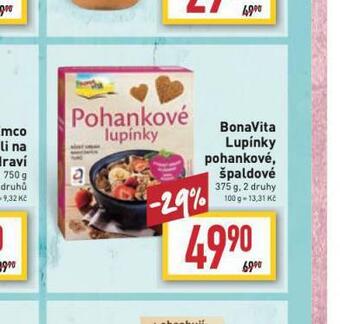 Billa Bonavita lupínky pohankové, špaldové nabídka