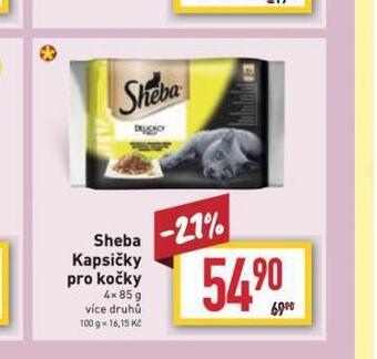 Billa Sheba kapsičky pro kočky nabídka
