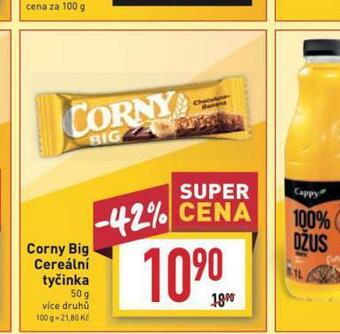 Billa Corny big cereální tyčinka nabídka
