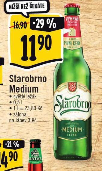 Jip Pivo starobrno medium nabídka