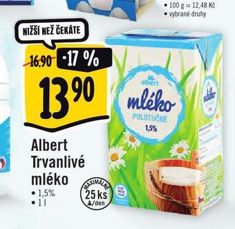 Jip Trvanlivé mléko 1,5% nabídka