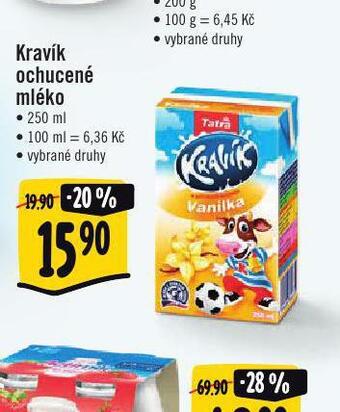 Jip Kravík ochucené mléko nabídka