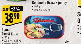 Jip Giana tresčí játra nabídka