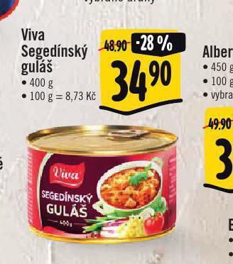 Jip Viva segedínský guláš nabídka