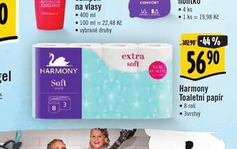 Jip Harmony toaletní papír nabídka