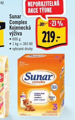 Jip Sunar complex kojenecká výživa nabídka