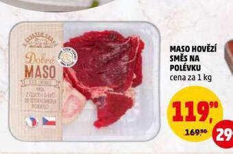 Penny Market Maso hovězí směs na polévku nabídka