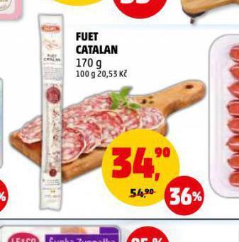 Penny Market Fuet catalan nabídka