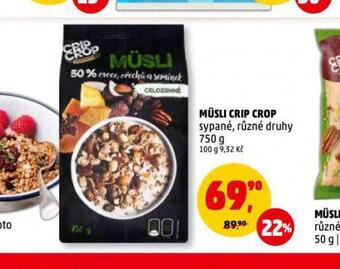 Penny Market Müsli crip crop nabídka