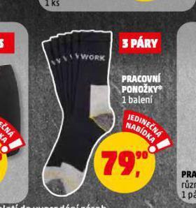 Penny Market Pracovní ponožky nabídka