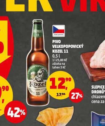 Penny Market Pivo velkopopovický kozel 11 nabídka