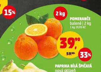 Penny Market Pomeranče nabídka