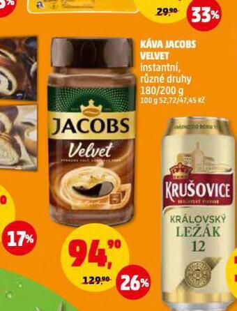 Penny Market Káva jacobs velvet nabídka