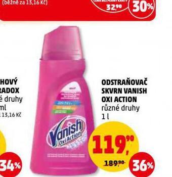 Penny Market Vanish oxi action odstraňovač skvrn nabídka