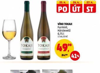 Penny Market Víno tokaji nabídka