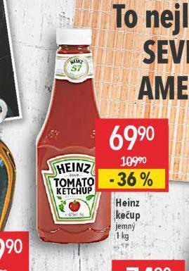 Globus Heinz kečup nabídka