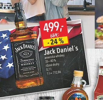 Globus Jack daniel´s americká whiskey nabídka