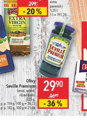 Globus Olivy seville premium nabídka