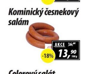 ZEMAN Kominický česnekový salám nabídka