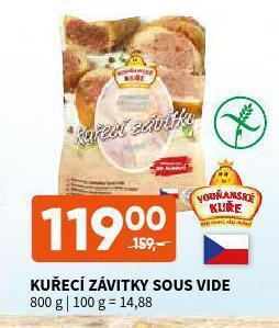 Terno Kuřecí závitky sous vide nabídka