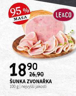 Terno Šunka zvonařka nabídka