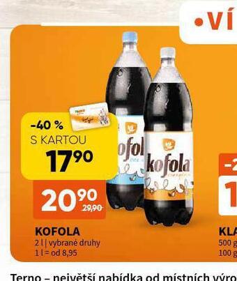 Terno Kofola 2l nabídka