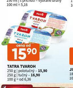 Terno Tatra tvaroh polotučný nabídka