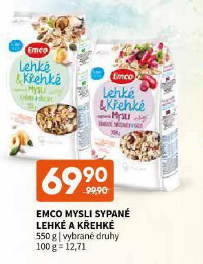 Terno Emco mysli sypané lehké a křehké nabídka