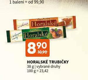 Terno Horalské trubičky nabídka