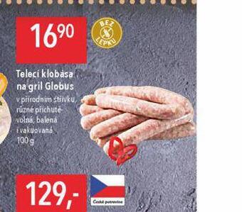 Globus Telecí klobása na gril nabídka