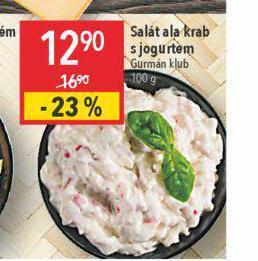 Globus Salát á la krab s jogurtem nabídka