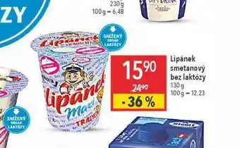Globus Lipánek smetanový be laktózy nabídka