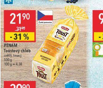 Globus Penam toustový chléb nabídka