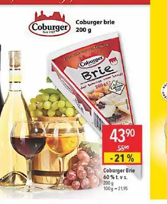 Globus Coburger brie 60% nabídka