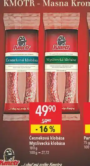 Globus Myslivecká klobása nabídka